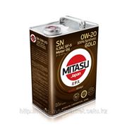 Масло моторное MITASU GOLD SN 0W-20 ILSAC GF-5 100% Synthetic MJ-102.