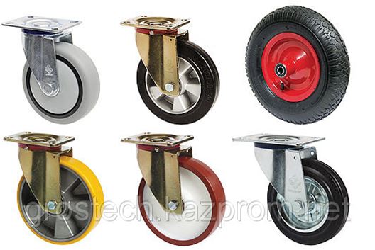 Колеса для грузовых тележек, платформенных тележек, гидравлических ...