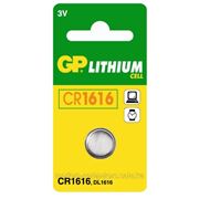 Батарейки GP Batteries Lithium CR1616 (CR1616-C5) комплект - 5 штук, блистер 20/400 фотография