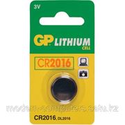 Батарейки GP Batteries Lithium CR2016 (CR2016-C1) комплект - 1 штука, блистер 100/1000 фото