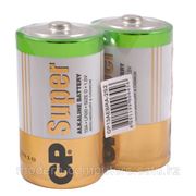 Батарейки GP Batteries Super Alkaline D (LR20/13AEBRA-2S2) комплект - 2 штуки, пленка 10/60 фотография