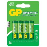 Батарейки GP Batteries Greencell AA (R6/15G-2UE4) комплект - 4 штуки, блистер 10/80 фото