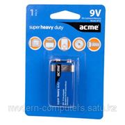 Батарейки ACME Batteries 9V Super Heavy Duty 6F22/1pcs 10/200 фото