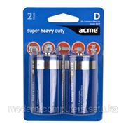 Батарейки ACME Batteries D Super Heavy Duty R20P/2pcs 10/60 фотография