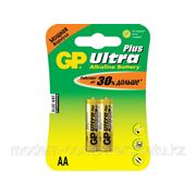 Батарейки GP Batteries Ultra Plus AA (LR6/15AUP-2CR2) комплект - 2 штуки, блистер 10/80 фото