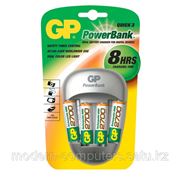 Зарядное устройство GP Mid-Range PB27GS270-2CR4 + 4x270AAH, USB, for 4xAA/2xAAA, NiMH, Заряд 8 часов фото