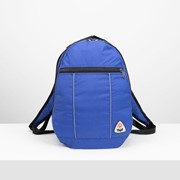 Рюкзак туристический, 27 л, 2 отдела на молниях, наружный карман, 2 боковые сетки, цвет синий фото