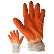 Перчатки оранжевый рабочие фото