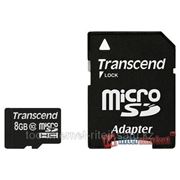 Карты памяти Transcend microSDHC 8Gb class10 (TS8GUSDHC10) фото