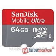 Карта памяти Sandisk Mobile Ultra microSDXC UHS-I 64GB фотография