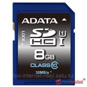 Карта памяти ADATA Premier SDHC Class 10 UHS-I U1 8GB фото