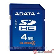 Карта памяти ADATA SDHC Class 4 4GB фотография