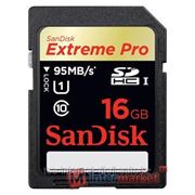 Карта памяти Sandisk Extreme Pro SDHC UHS Class 1 95MB/s 16GB фото