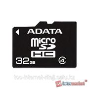 Карта памяти ADATA microSDHC Class 4 32GB + SD adapter фотография