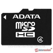 Карта памяти Adata microSDHC Class 4 4GB фото