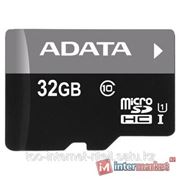 Карта памяти ADATA Premier microSDHC Class 10 UHS-I U1 32GB + SD adapter фото
