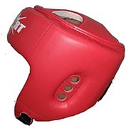 Шлем для тхэквондо ITF (ИТФ) красный MC Sport