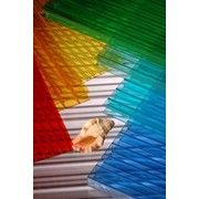Сотовый поликарбонат, лист 4 мм (Цветной) фото