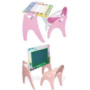 Набор детской мебели №1 розовый фото