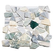 Каменная мозаика MS7004 IL МРАМОР серо-зелёный фото