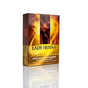 Золотисто-коричневый - натуральная краска для волос LADY HENNA, 2х50 г фотография