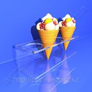 Подставки и подиумы для рожков и мороженого из акрила и оргстекла фото