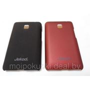 Задняя накладка Jekod для LG L3 ll E430 E435 (чёрная, бордовая) + плёнка фото