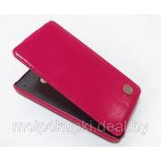 Чехол футляр-книга RADA для HTC One розовый фото