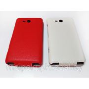Чехол футляр-книга Art Case для Nokia Lumia 820 (белый, красный) фото