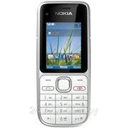 Мобильный телефон Nokia C2-01 silver фотография