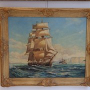 Картина Морской пейзаж, XIX век фото