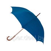 Зонт-трость полуавтоматический с деревянной ручкой фото