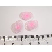 Розочки из органзы розовые (10) фото