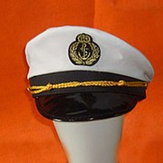 Шляпа Капитана с козырьком 25х13см