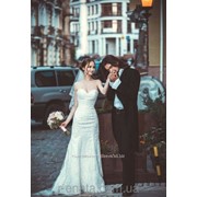 Свадебный фрак- визитка из шерсти фото
