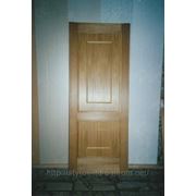Двери с отделкой дубовым шпоном. фото