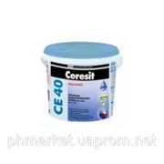 Затирка “Ceresit“ СЭ 40 для швов водостойкая графит 2кг 947486 фото