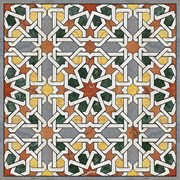 Столешница на кухню из мрамора мозаичная Арабика фото