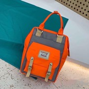 Рюкзак оранжево-серый