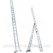 Трехсекционная алюминиевая лестница Alumet 5310 фотография
