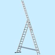 Универсальная трехсекционная лестница Alumet 6314 (14-и ступенчатая) (10.11 м) фото