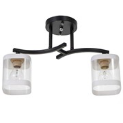 Люстра 21091, 2x60Вт, черный фото