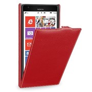 Чехол флип кожаный для Nokia Lumia 1520 красный фотография