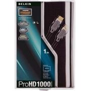 Кабель Belkin HDMI (AM/ AM) ProHD 1000 1м, Black (AV10000QP1M) фотография