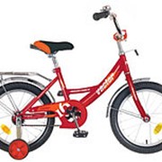Велосипед NOVATRACK 12", VECTOR, красный, тормоз нож., крылья и багажник хром., #125961
