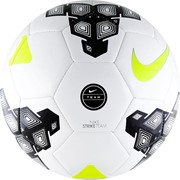 Мяч футбольный Nike Strike Team р.5, глянц. синт.кожа ТПУ, маш.сшивка. Бело-черно-зеленый