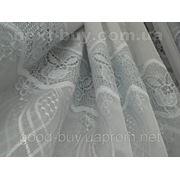 Тюль “ Нежный заветок“ - кристалон с вышивкой 100243-ЛА -1 фотография