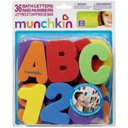 Буквы и цифры для игр в ванной (набор) MUNCHKIN фото