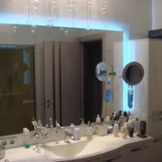 Зеркала на заказ для ванной с внутренней подсветкой