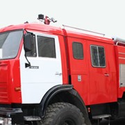 Автоцистерна пожарная АЦ-7,0-40 на шасси КамАЗ-43118 фото